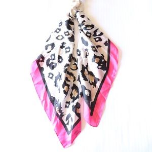 Animal Print Scarf and Scrunchie
